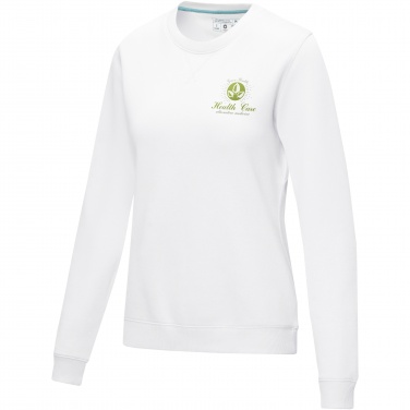 Logo trade mainostuote kuva: Jasper women’s organic recycled crewneck sweater