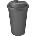 Americano® Eco -kahvimuki kierrätetystä materiaalista, läikyttämätön, 350 ml, Harmaa