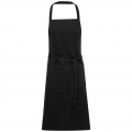 Orissa 200 g/m² organic cotton apron, Tasainen musta