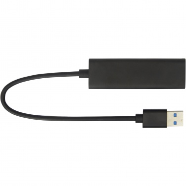 Logotrade mainoslahja tuotekuva: ADAPT alumiininen USB 3.0-keskitin 