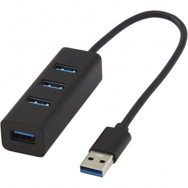 Logotrade mainoslahja ja liikelahja kuva: ADAPT alumiininen USB 3.0-keskitin 