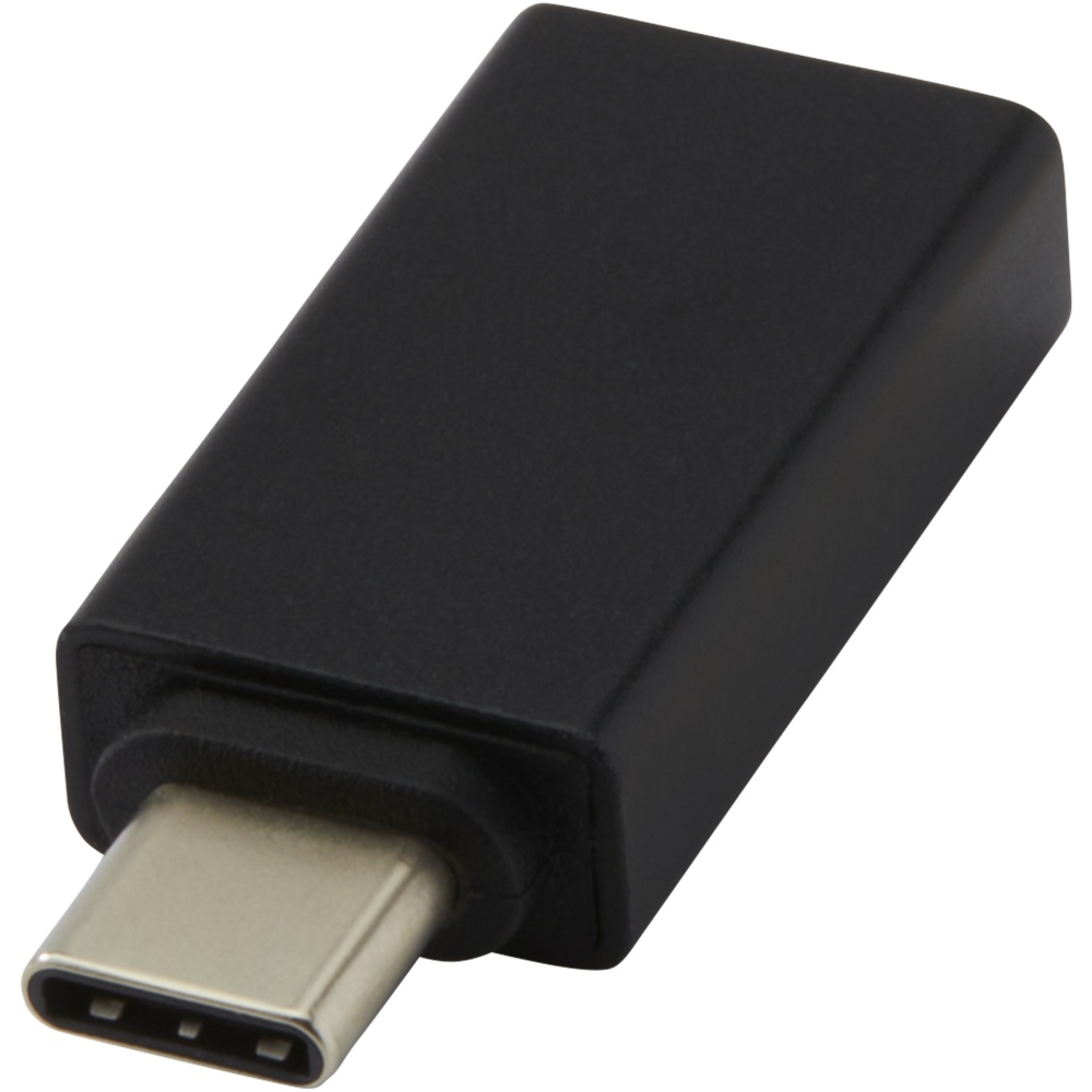 Logo trade liikelahjat tuotekuva: ADAPT alumiininen USB-C-USB-A 3.0 -sovitin