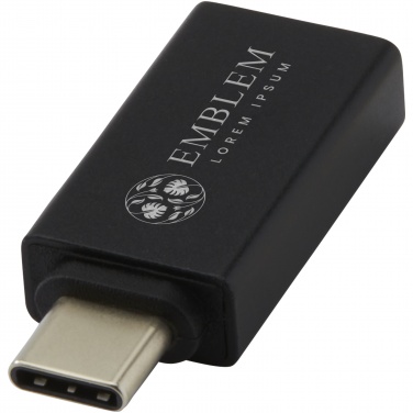 Logo trade mainoslahjat tuotekuva: ADAPT alumiininen USB-C-USB-A 3.0 -sovitin