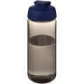 H2O Active® Octave Tritan™ 600 ml urheilujuomapullo pikalukittavalla korkilla, Hiili / Sininen