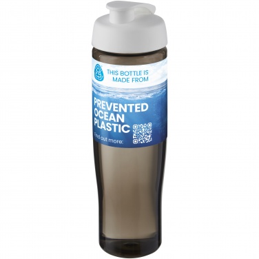 Logo trade mainoslahja ja liikelahja tuotekuva: H2O Active® Eco Tempo 700 ml:n urheilujuomapullo läppäkannella