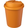 Americano® Espresso Eco 250 ml kahvimuki kierrätetystä materiaalista. Läikkymätön kansi. , Oranssi