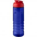 H2O Active® Eco Treble 750 ml:n juomapullo flip lid -kannella, Sininen / punainen