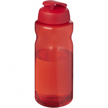 Logotrade mainostuote tuotekuva: H2O Active® Eco Big Base 1 litran urheilujuomapullo flip lid -kannella