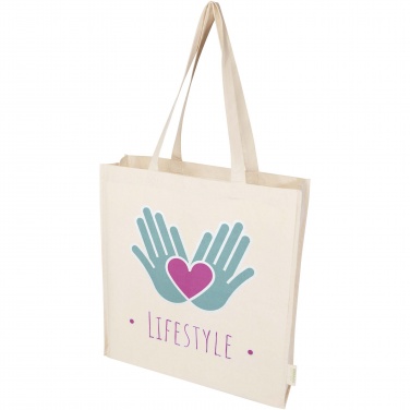 Logo trade mainostuote kuva: Orissa 180 g/m² organic full gusset tote bag 14L