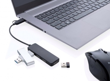 Logotrade liikelahjat mainoslahjat tuotekuva: RCS USB hub tuplaliitännällä kierrätetystä muovista