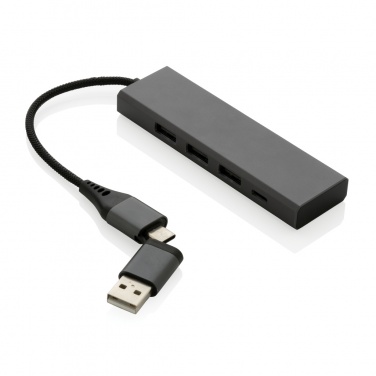 Logo trade mainoslahjat ja liikelahjat kuva: Terra RCS alumiininen USB-hub 3 portilla