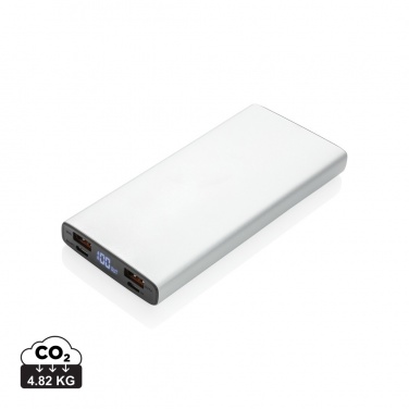 Logotrade liikelahja tuotekuva: Alumiininen 18W 10000mAh PD varavirtalähde