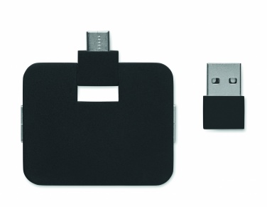 Logotrade mainoslahja tuotekuva: 4-porttinen USB-keskitin