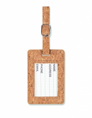 Logo trade liikelahjat mainoslahjat kuva: Cork luggage tag