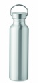 Alumiinipullo 500ml, Matt Silver