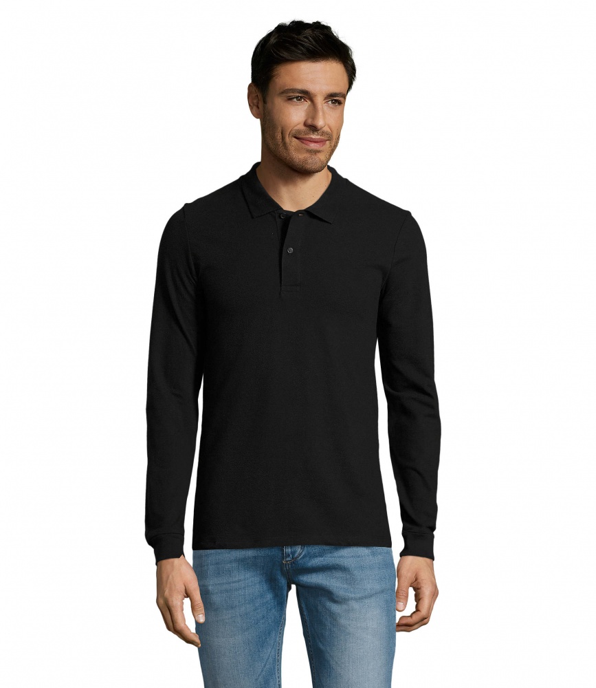 Logotrade mainoslahjat ja liikelahjat tuotekuva: PERFECT MEN LSL POLO 180g