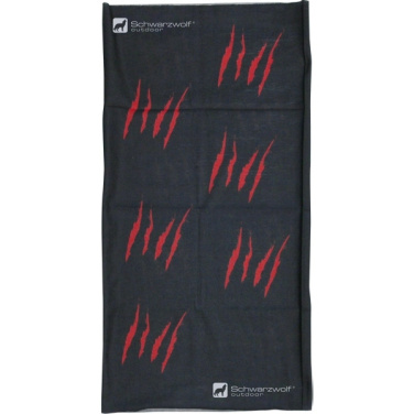 Logotrade liikelahja mainoslahja kuva: Monikäyttöinen huivi BANDANA Schwarzwolf