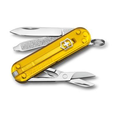 Logo trade liikelahjat mainoslahjat kuva: Taskuveitsi Classic SD läpinäkyvä Victorinox