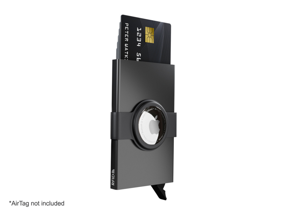 Logotrade mainoslahjat kuva: RFID-luottokorttikotelo, jossa on pidike AirTagille 2163108