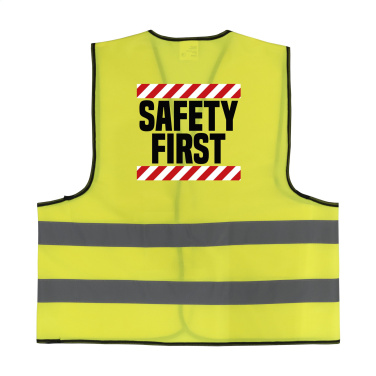 Logo trade liikelahja kuva: SafetyFirst turvaliivi