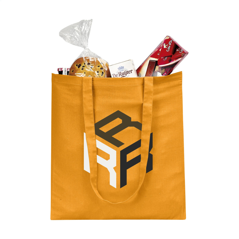 Logotrade mainoslahja ja liikelahja kuva: Shoppy Color Bag (135 g/m²) puuvillakassi