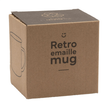 Logotrade mainoslahja tuotekuva: Retro emalimuki 350 ml