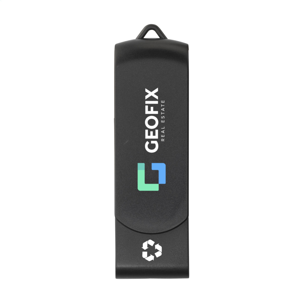 Logotrade mainoslahja ja liikelahja kuva: USB Twist Recycle 8 Gt