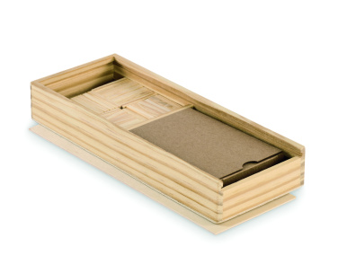 Logo trade liikelahja mainoslahja tuotekuva: Domino- ja korttisetti