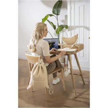 Logotrade liikelahja mainoslahja kuva: Bear GRS-kierrätetty kiristysnyörilllinen reppu, 9 l