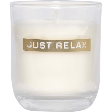 Logo trade liikelahja mainoslahja tuotekuva: Wellmark Discovery 250 ml:n käsisaippua-annostelija ja 150 g:n tuoksukynttiläsetti