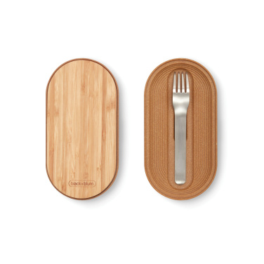 Logotrade mainoslahja ja liikelahja kuva: Black+Blum teräksestä valmistettu kaksiosainen eväsrasia