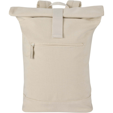 Logotrade mainostuote tuotekuva: Recanvas 14" GRS-kierrätetty rullattava reppu, 16 L