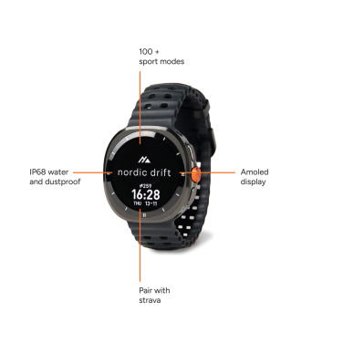 Logotrade liikelahja tuotekuva: Nordic Drift Titan – suorituskykyinen kello