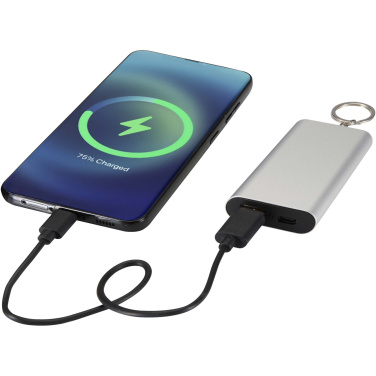 Logotrade liikelahjat mainoslahjat tuotekuva: Arcturus varavirtalähde avainketjulla 2 000 mAh:n valmistettu kierrätetystä alumiinista