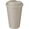 Brite-Americano® POP 350 ml eristetty muki, jossa on roiskesuojattu kansi, Hiekkakivi