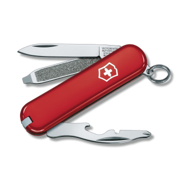 Logotrade mainoslahja tuotekuva: VICTORINOX-taskuveitsi, pieni Rally, 9 toimintoa