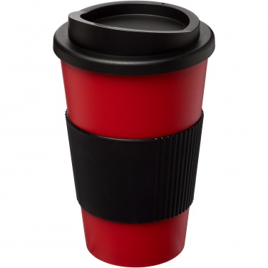 : Americano® 350 ml izoliuotas stiklainis su rankena