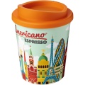 Brite-Americano® Espresso 250 ml izoliuotas stiklainis, Oranžinė