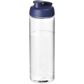 H2O Active® Vibe 850 ml sportinis buteliukas su atverčiamu dangteliu, Skaidrus/mėlynas