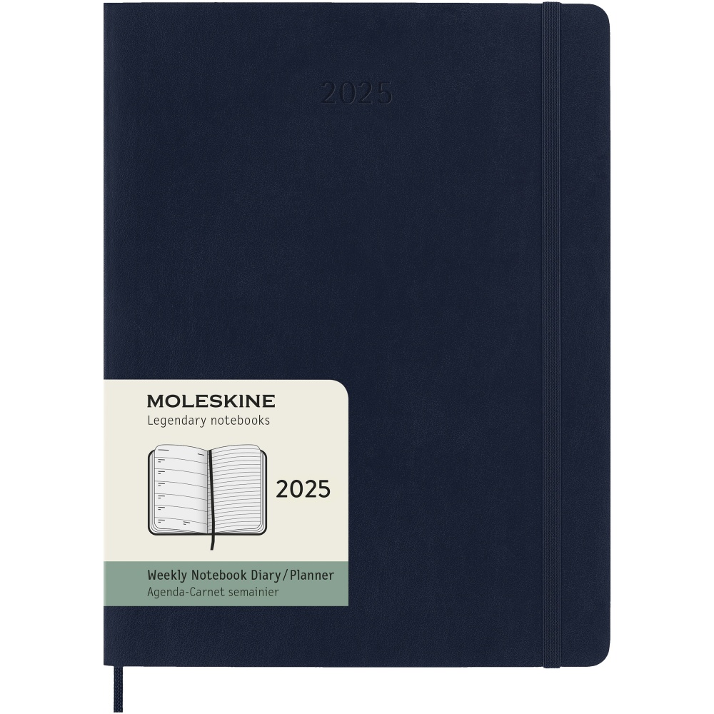 : Moleskine minkštu viršeliu 12 mėnesių savaitės XL planuotojas