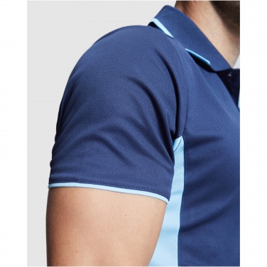 Logotrade firminės dovanos nuotrauka: Montmelo unisex sportinis polo trumpomis rankovėmis