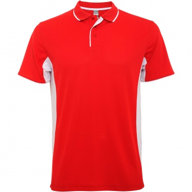 : Montmelo unisex sportinis polo trumpomis rankovėmis