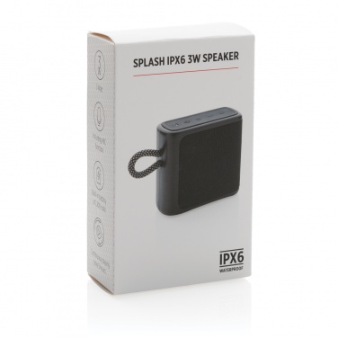 : Splash IPX6 3W garsiakalbis