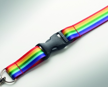 Logotrade reklaminės dovanos nuotrauka: Rainbow RPET virvė