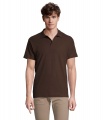 SPRING II MEN Polo 210g, Šokoladas