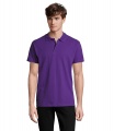 SPRING II MEN Polo 210g, Tamsiai violetinė