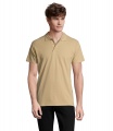 SPRING II MEN Polo 210g, Smėlis