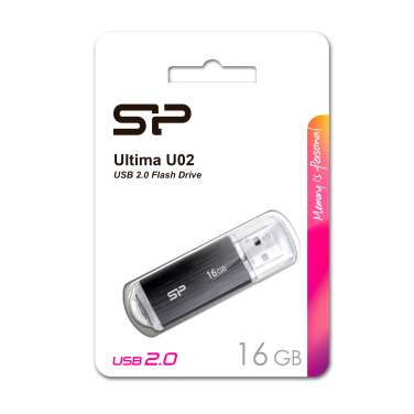 Logotrade reklaminės dovanos nuotrauka: Pendrive Silicon Power Ultima U02 2.0