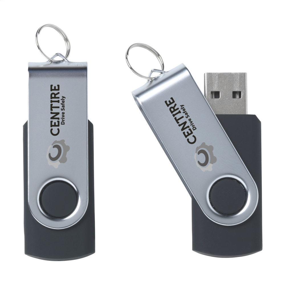 Logotrade dovana nuotrauka: USB Twist iš sandėlio 4 GB