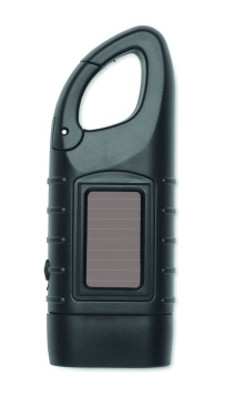 Logotrade verslo dovanos nuotrauka: Saulės žibintuvėlis su dinamo švaistikliu